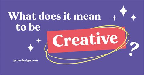 what does creative mean.